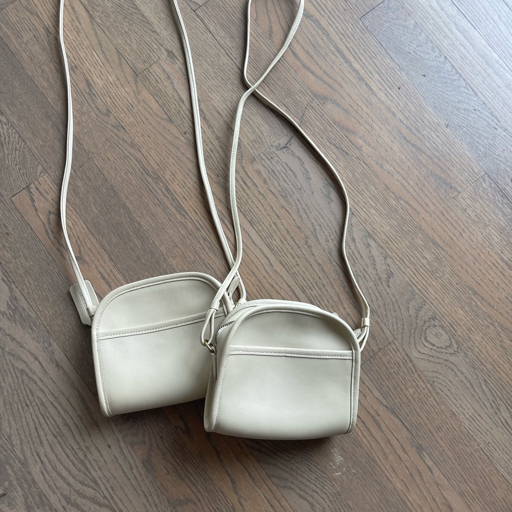 Coach Abbie vintage Cream Crossbody Bag Duo - like new